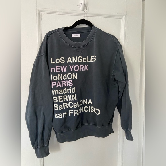 ANINE BING Cities Sweatshirt - Picture 3 of 8